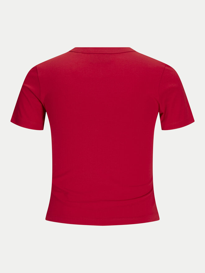 JJXX JJXX Camiseta Gigi 12277657 Rojo Stretch Fit