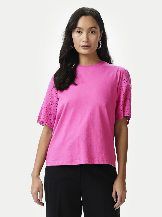 YAS YAS Camiseta Lex 26033890 Rosa Regular Fit
