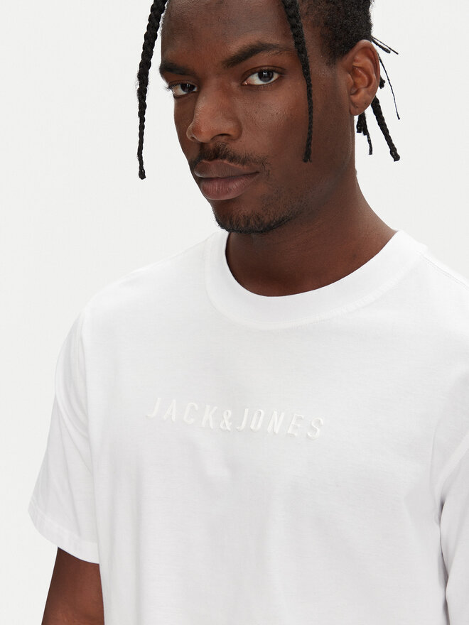 Jack&Jones Jack&Jones Marškinėliai Recharge 12273070 Balta Relaxed Fit