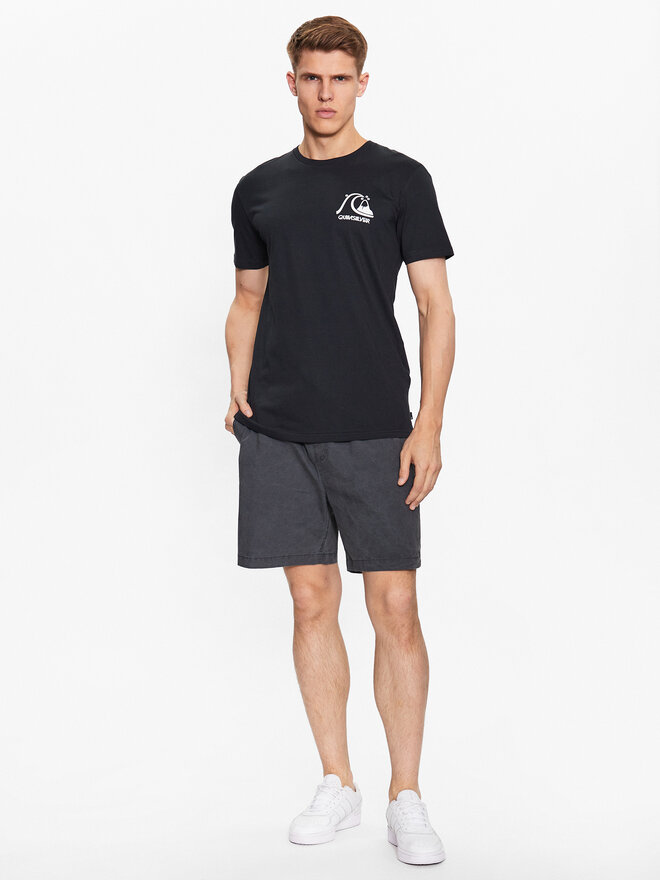 Quiksilver Quiksilver Marškinėliai The Original EQYZT07239 Juoda Regular Fit