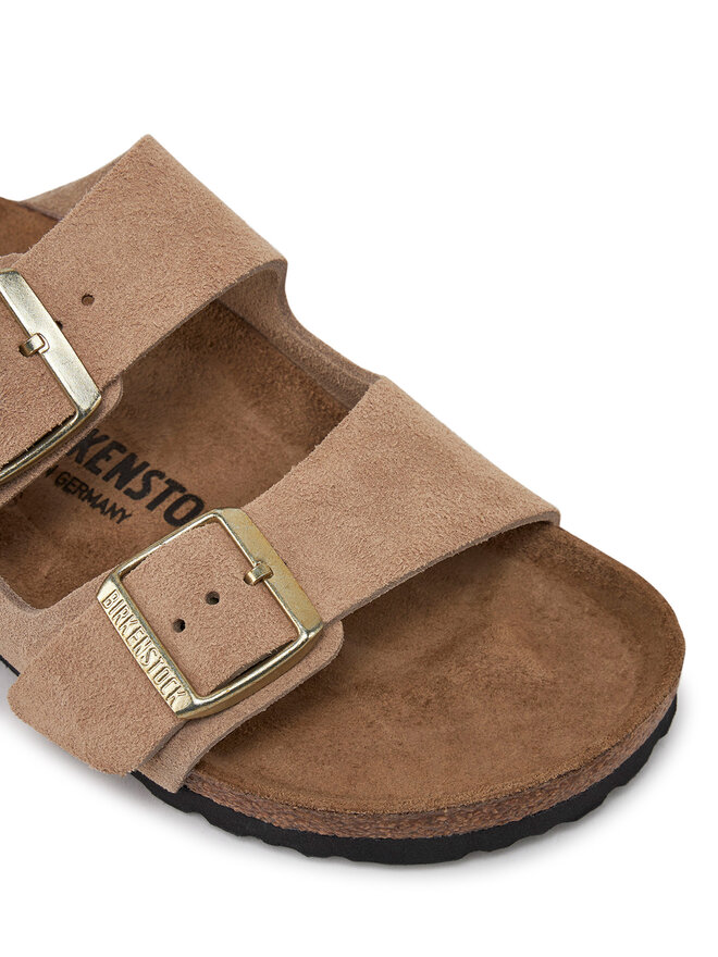 Birkenstock Nazouváky Birkenstock Arizona zamsz 1029260 Béžová