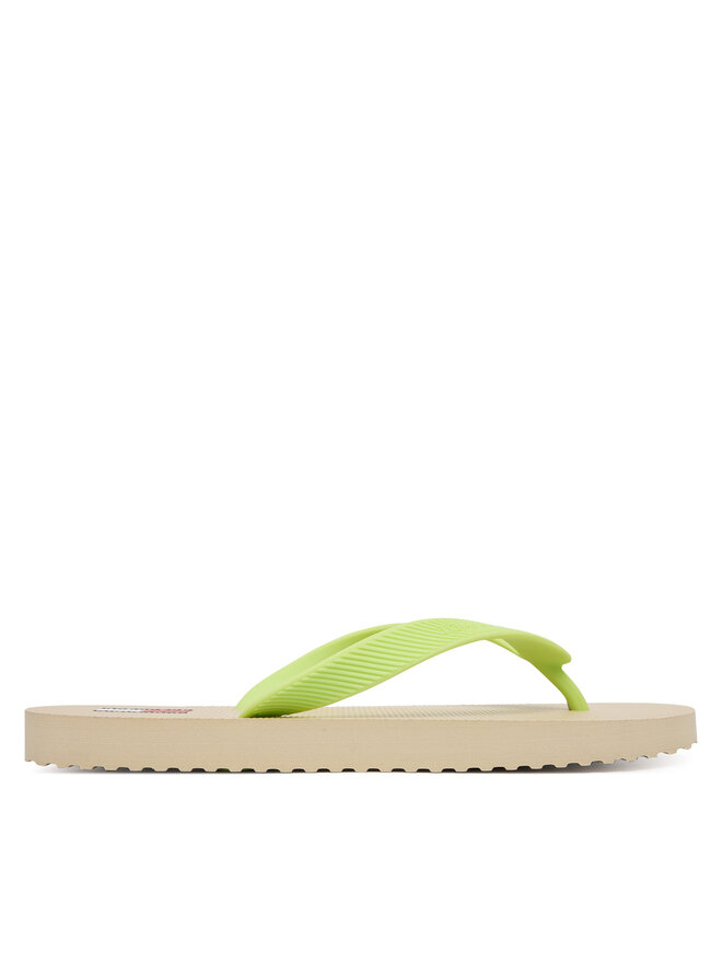 Tommy Jeans Zehentrenner Tommy Jeans Tjw Logo Summer Sandal EN0EN02979 Gelb