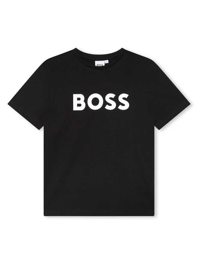 BOSS BOSS Camiseta J25P24 D Negro Regular Fit