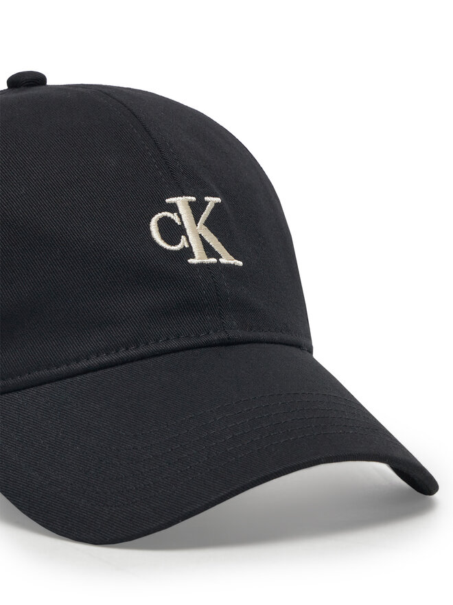 Calvin Klein Jeans Cap Calvin Klein Jeans Embroidered Monogram Cap LV04K5024G Schwarz