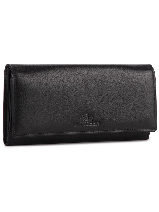 WITTCHEN Голям дамски портфейл WITTCHEN 02-1-052-1 Черен