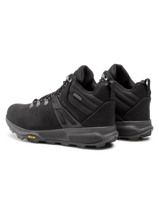 Merrell Pārgājienu apavi Merrell Zion Peak Mid Wp J035357 Melns