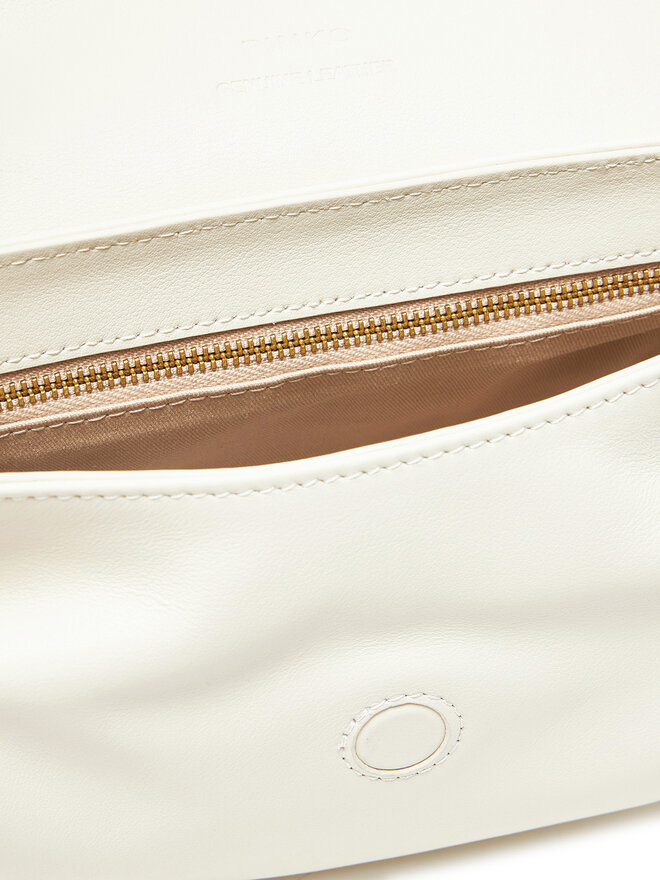 PINKO Handtasche PINKO Jolene Shoulder Mini PE 25 PLTT 102802 A270 Weiß
