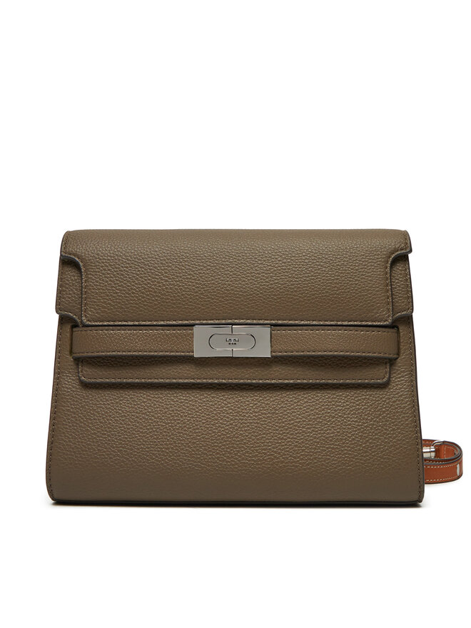 Сумка Tory Burch Lee Radziwill Pebbled Shoulder Bag 158723 Зелений