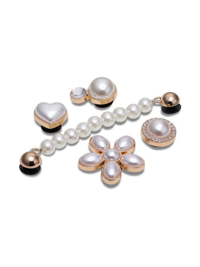 Crocs Ozdoba na obuv Crocs Dainty Pearl Jewelry 5 Pack 10013133 Barevná