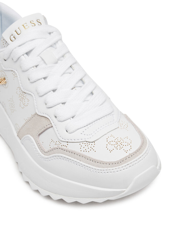 Guess Сникърси Guess FLPVI3 LEL12 Бял