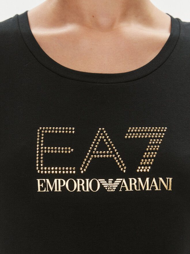 EA7 Emporio Armani EA7 Emporio Armani Majica 8NTT67 TJDQZ 1200 Črna Skinny Fit