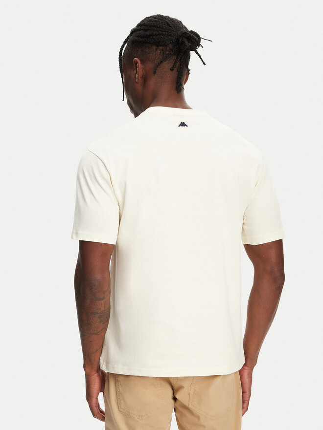 Robe di Kappa Robe di Kappa Camiseta Robe Giovani Tozeur 61151CW Écru Regular Fit