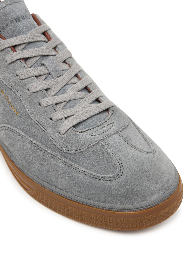 Tommy Hilfiger Sneakers Tommy Hilfiger Th Lo Lux Suede Sneaker FM0FM05997 Grau