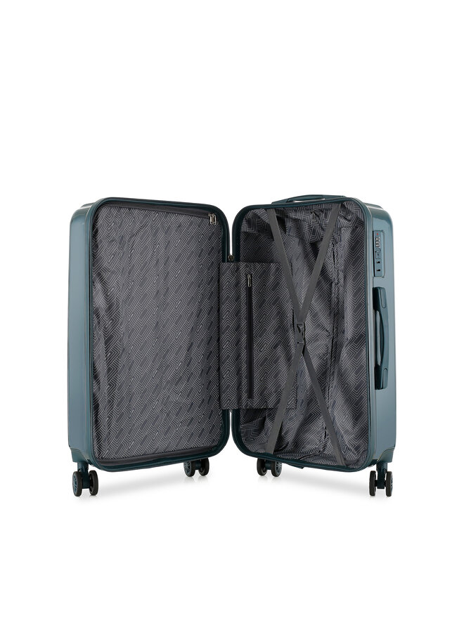 Semi Line Μεσαία Βαλίτσα Semi Line T5955-2 Σκούρο μπλε