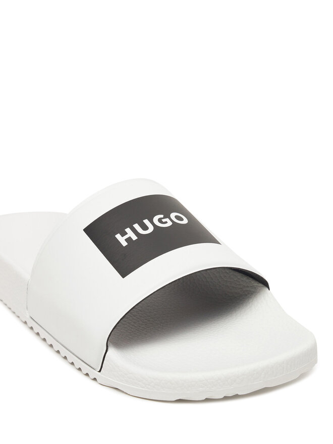 HUGO Klapki HUGO Timein Slid 50548061 Biały