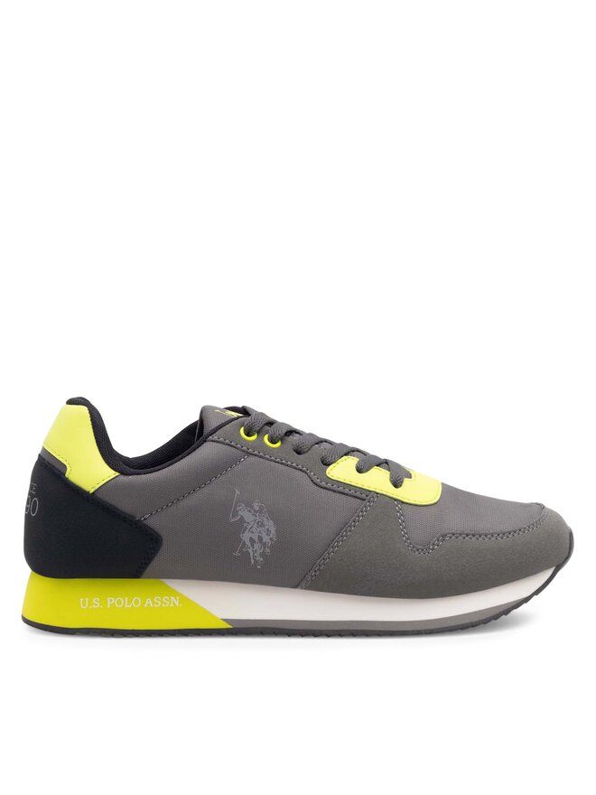 U.S. Polo Assn. Сникърси U.S. Polo Assn. NOBIL011M/CNH1 Сив