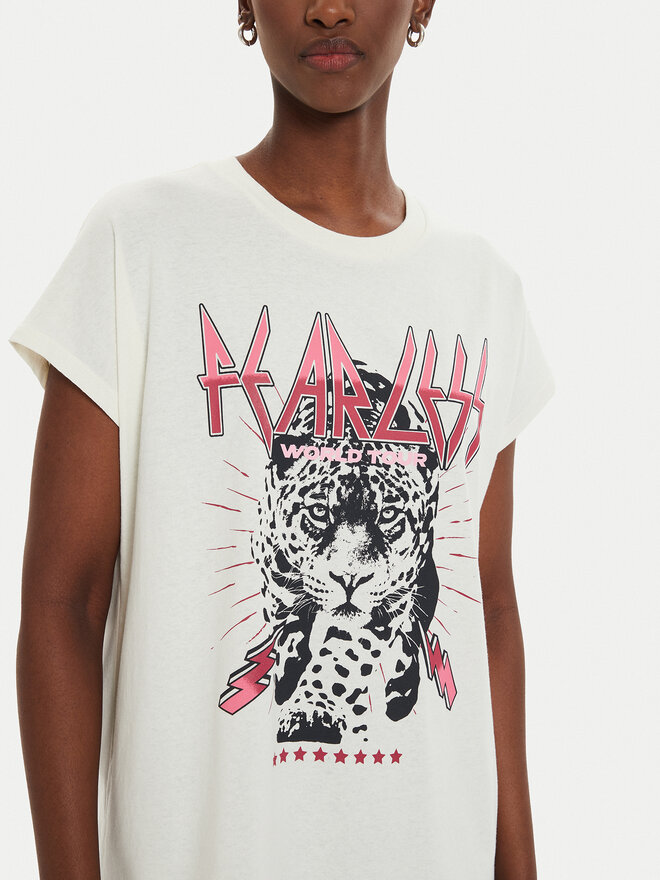 JJXX JJXX Camiseta Wilma 12274694 Écru Boxy Fit