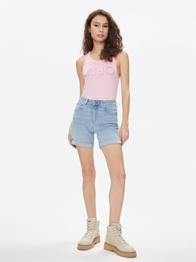 Liu Jo Liu Jo Felső MA4327 J4695 Rózsaszín Slim Fit