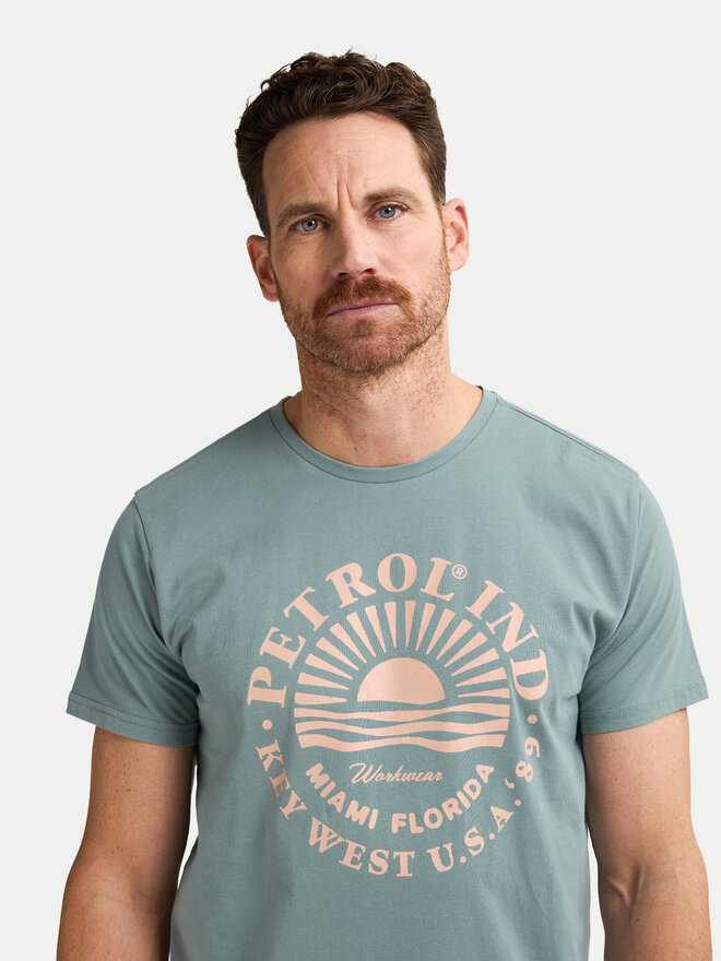 Petrol Industries Petrol Industries Camiseta M-1050-TSR127 Azul Regular Fit