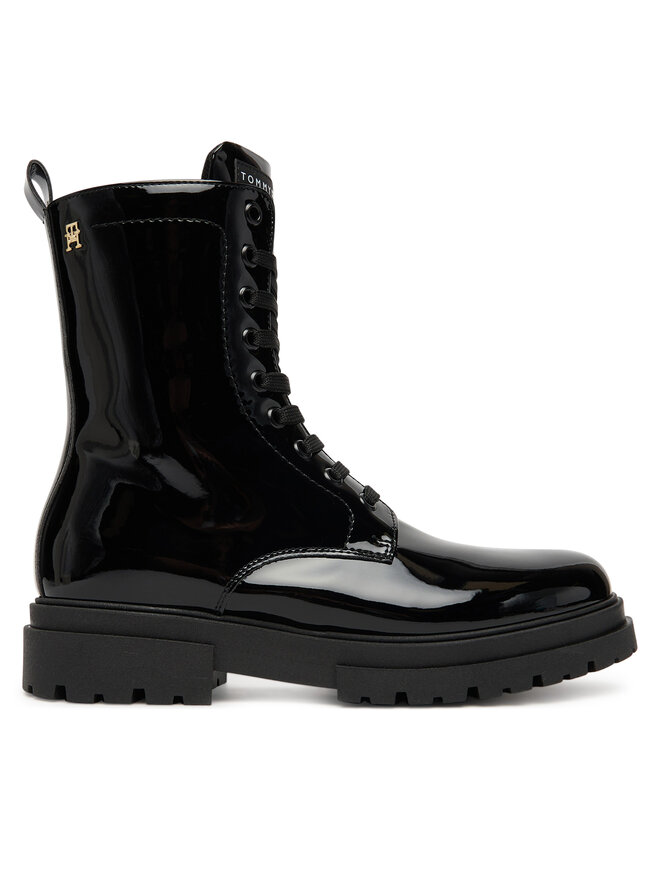 Tommy Hilfiger Bakancs Tommy Hilfiger Lace-Up Bootie T4A5-34025-0775 D Fekete