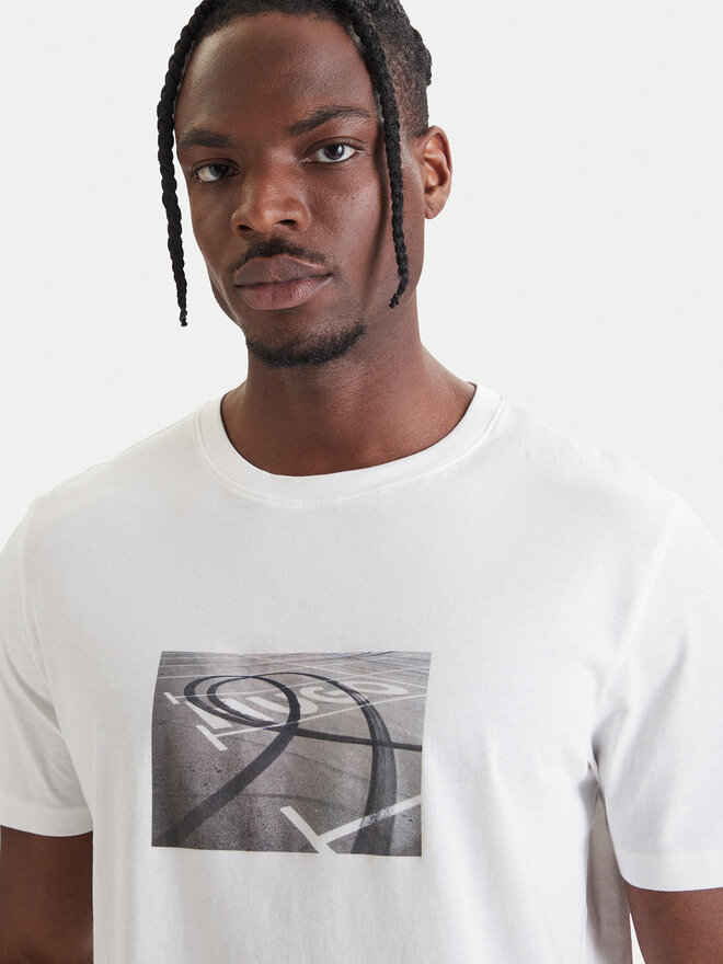 HUGO HUGO T-Shirt Dostino 50557674 Weiß Regular Fit