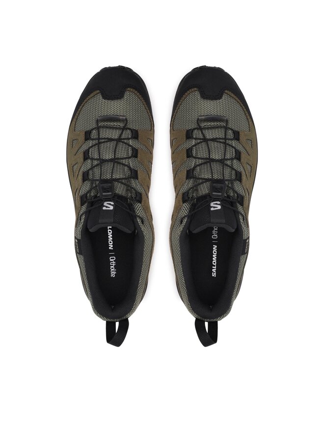 Salomon Scarpe da trekking Salomon X Ward Leather GORE-TEX L47182200 Verde