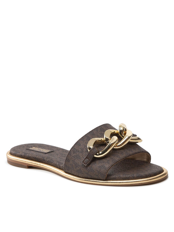 Šlepetės MICHAEL Michael Kors Scarlett Slide 40R2SCFA1B Ruda | eavalyne.lt