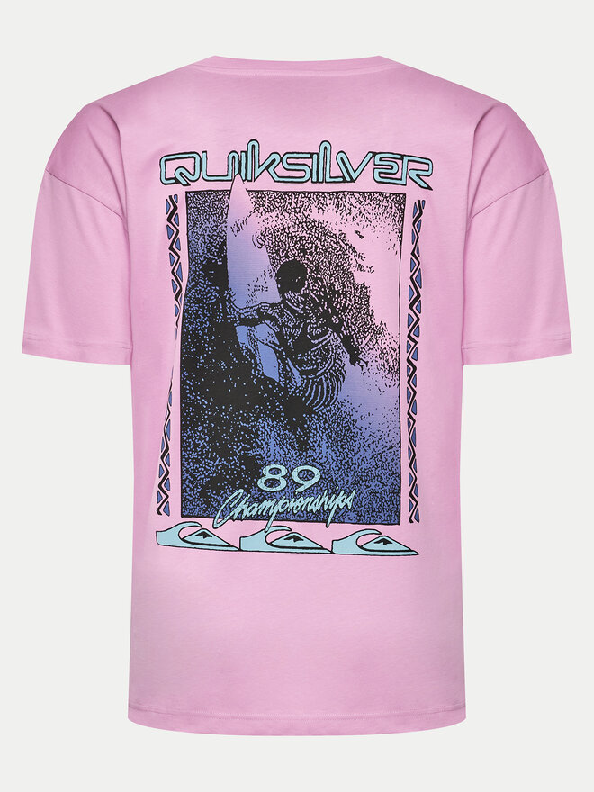 Quiksilver Quiksilver Camiseta Back Flash EQYZT07605 Rosa Regular Fit