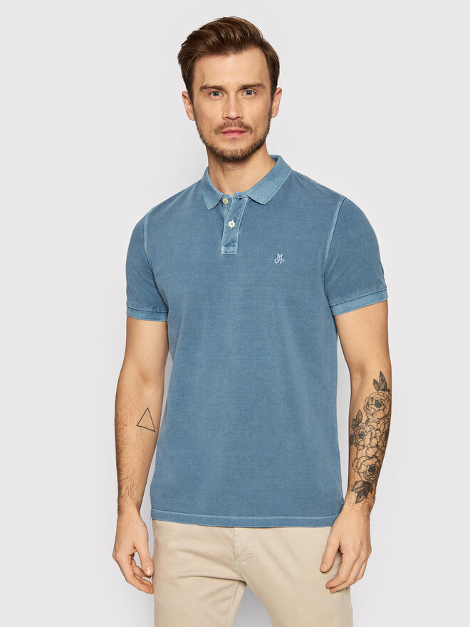 Marc O'Polo Marc O'Polo Polo B21 2266 53000 Plava Regular Fit