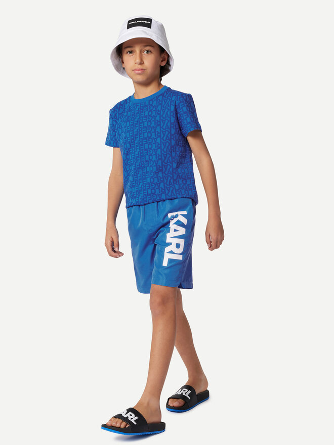 Karl Lagerfeld Kids Karl Lagerfeld Kids Футболка Z30036 S Голубий Regular Fit