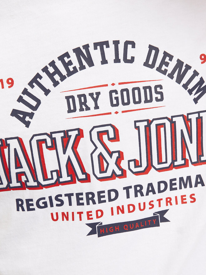 Jack&Jones Junior Jack&Jones Junior Marškinėliai Logo 12258877 Balta Regular Fit