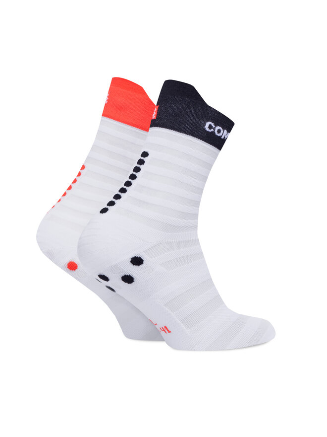 Compressport Rövid unisex zoknik Compressport Pro Racing Socks v4.0 Ultralight Run Low XU00051B Fehér