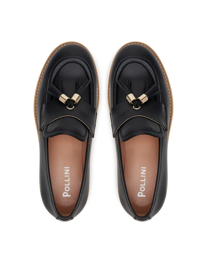 Pollini Loafersy Pollini SA10144G1MTC0000 Czarny