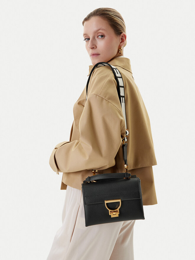 Coccinelle Handtasche Coccinelle ND8 Arlettis Signature E1 ND8 55 B7 01 Schwarz