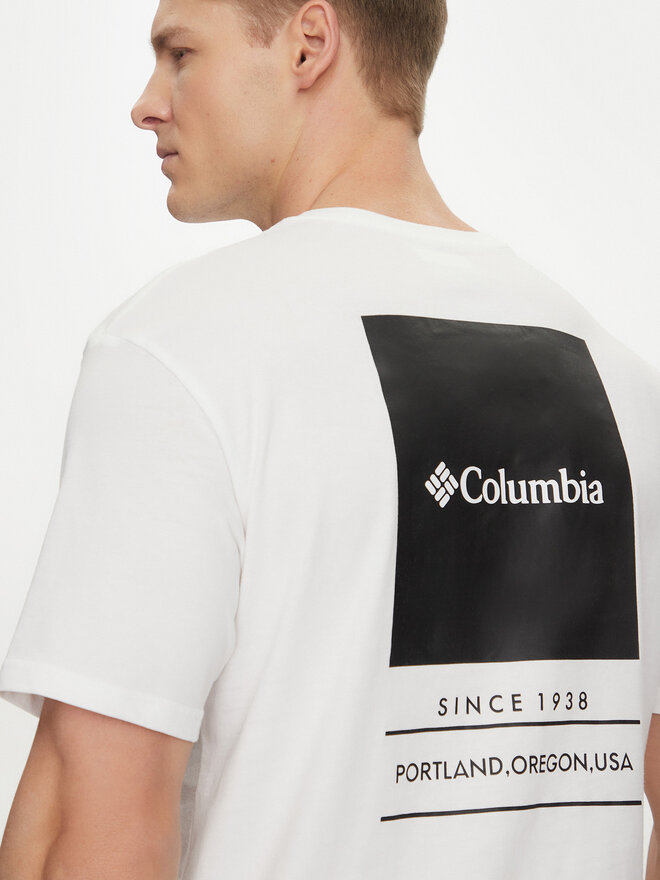 Columbia Columbia Marškinėliai Barton Springs™ 2058331 Balta Regular Fit