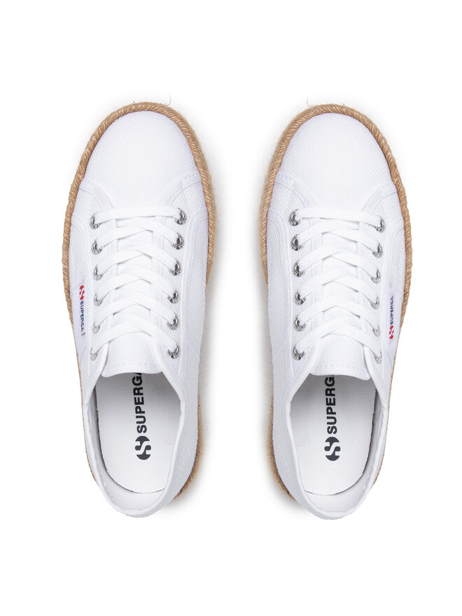 Espadrillas Superga 2790 Rope S51186W Bianco escarpe