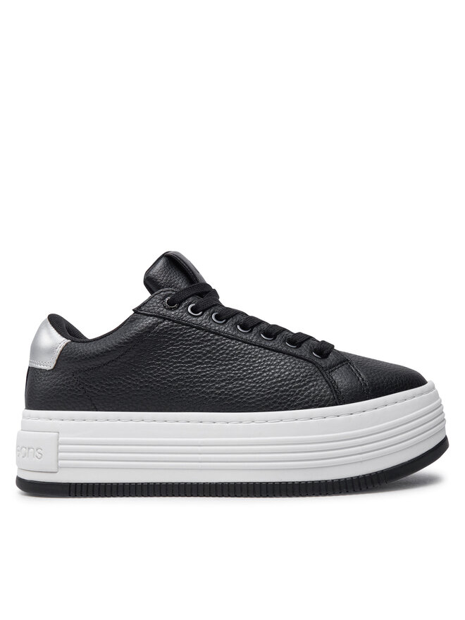 Calvin Klein Jeans Tenisice Calvin Klein Jeans Bold Flatf Low Mix Ohb YW0YW01632 Crna