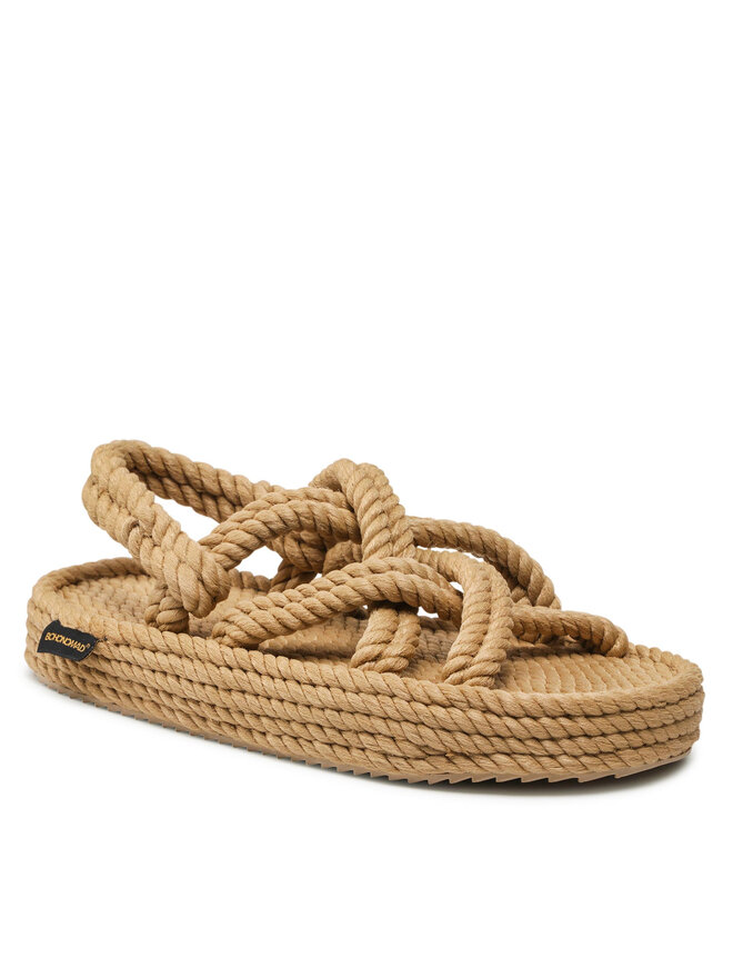 Bohonomad Sandalen Bohonomad Bodrum Platform BOD.0012.PRS Beige