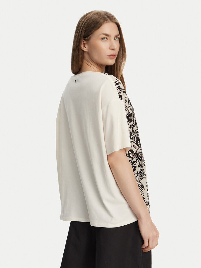 Weekend Max Mara Weekend Max Mara Футболка Pampas 2515941082 Бежевий Relaxed Fit