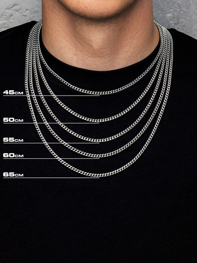 ICED STUFF Catena ICED STUFF New Franco Chain Oro bianco