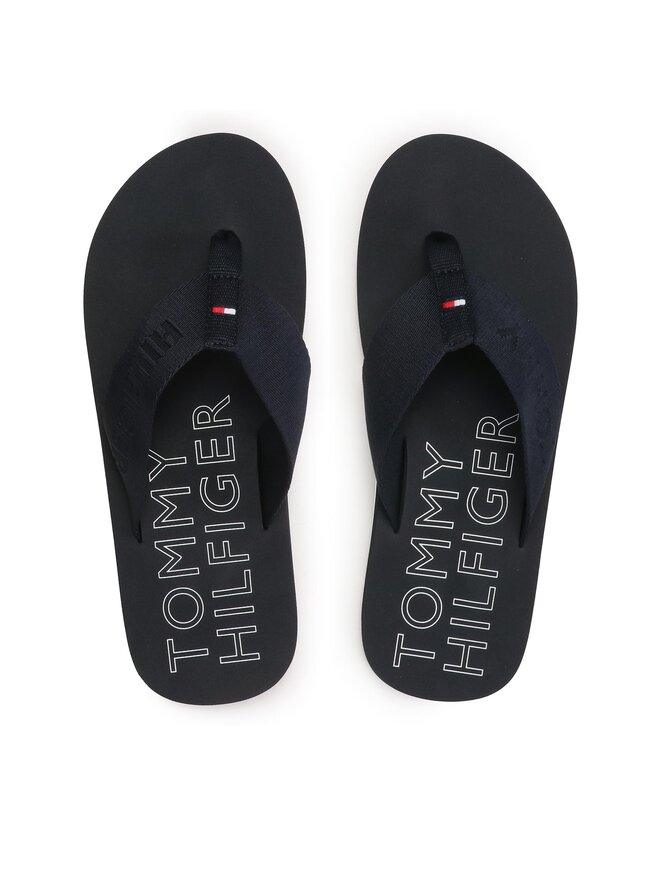 Tommy Hilfiger В'єтнамки Tommy Hilfiger Tonal Hilfiger Beach Sandal FM0FM04472 Cиній