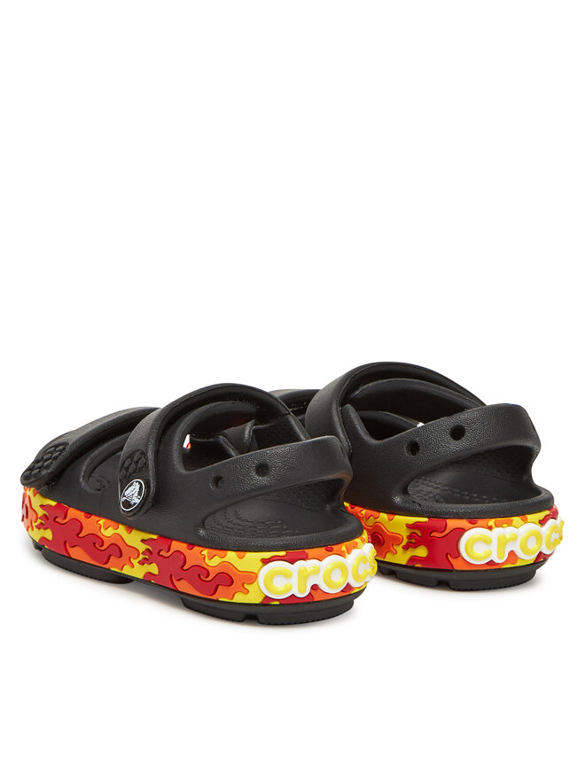 Crocs Sandales Crocs Toddler Crocband™ Cruiser Flames 211269 Melns