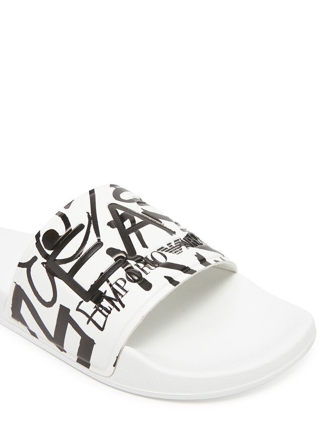 EA7 Emporio Armani Šľapky EA7 Emporio Armani 7X000108 AF15118 M0112 Biela