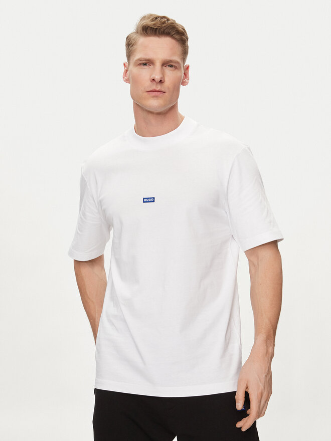 HUGO HUGO Camiseta Nieros 50509991 Blanco Regular Fit