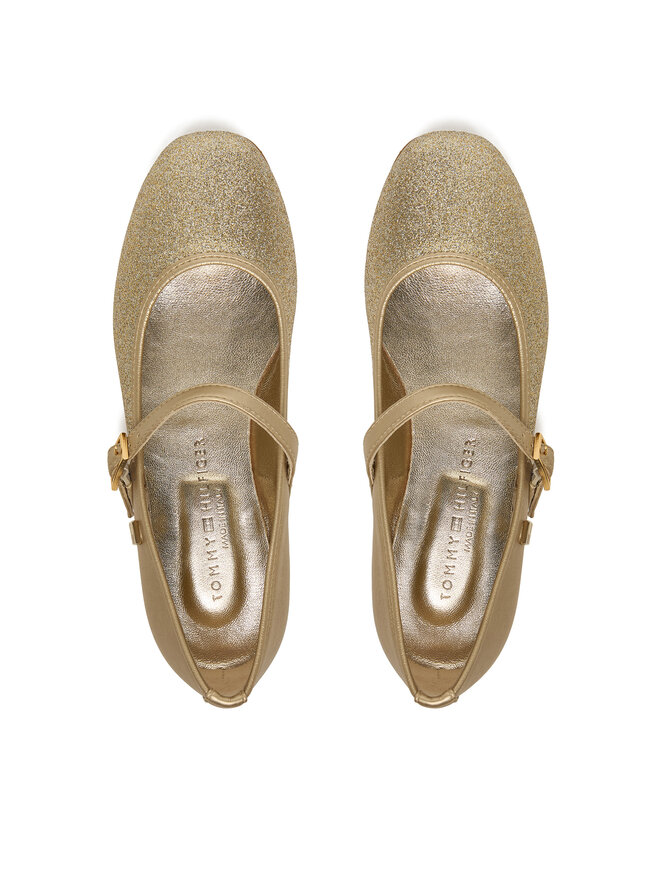 Tommy Hilfiger Ballerinas Tommy Hilfiger Ballerina T4A3-33930-0572 S Goldfarben