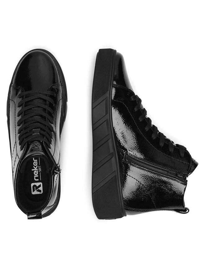 Rieker Revolution Lifestyle Μποτάκια Rieker Revolution Lifestyle W0561-01 Μαύρο