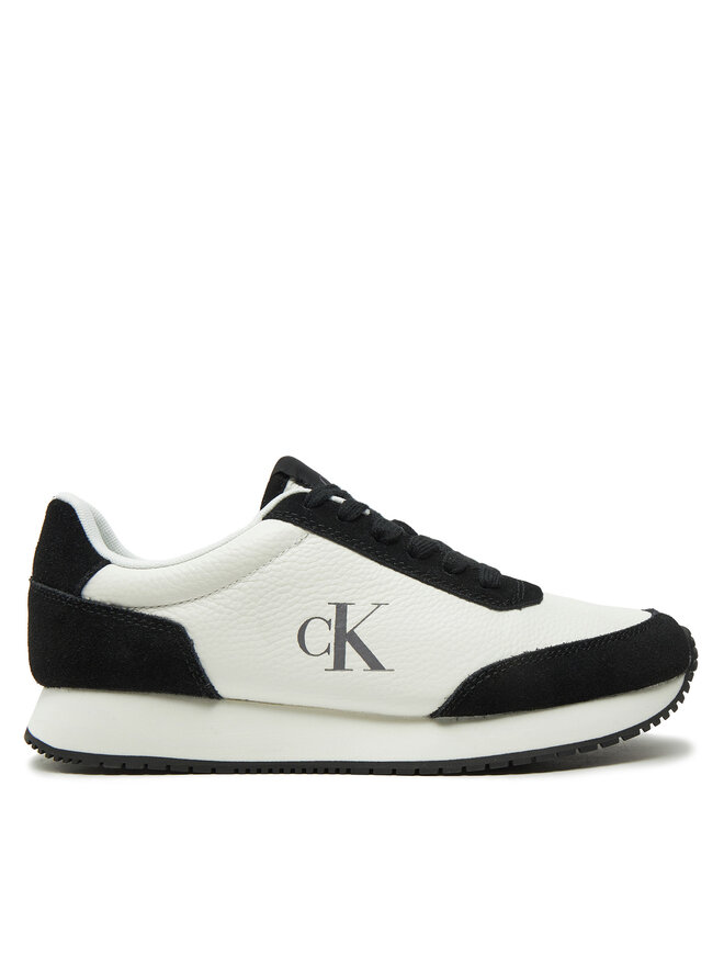 Calvin Klein Jeans Αθλητικά Calvin Klein Jeans Runner Laceup Low Mix Mg YW0YW01798 Λευκό