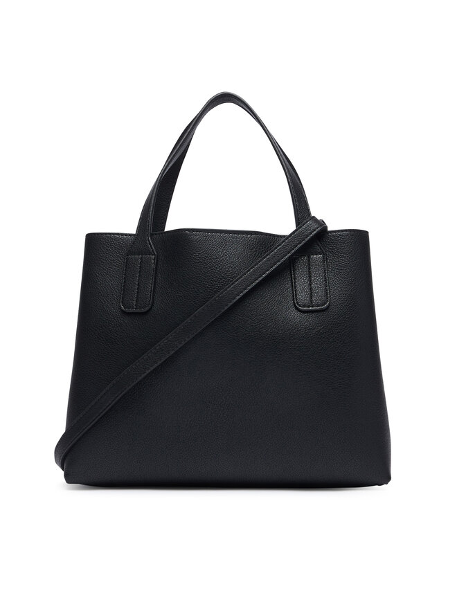 Tommy Hilfiger Handtasche Tommy Hilfiger Th Icon Mini Satchel AW0AW18722 Schwarz