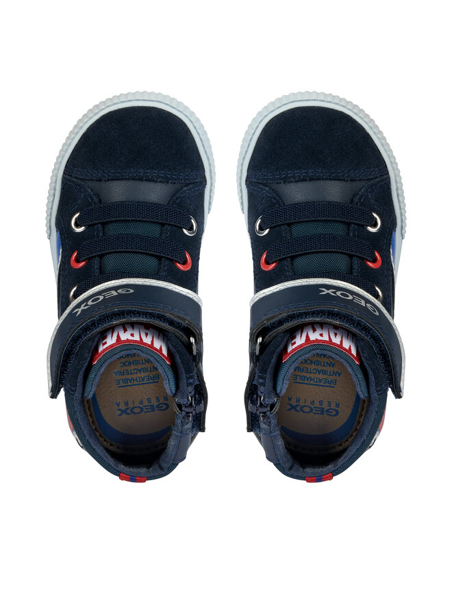 Geox Sneakersy Geox SPIDER-MAN B Kilwi Boy B36A7D 08554 C4226 M Tmavomodrá