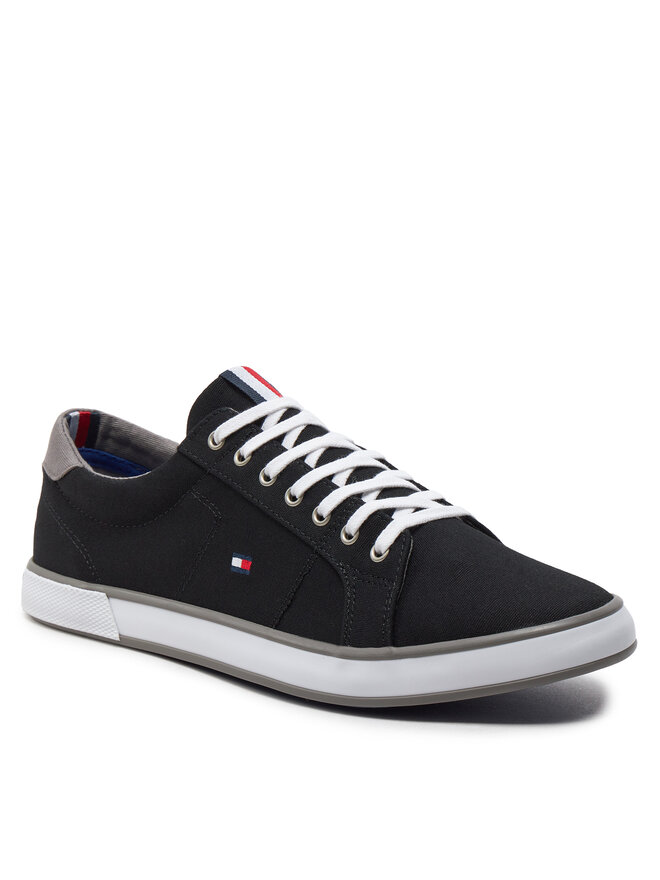 Tommy Hilfiger Tenis superge Tommy Hilfiger Harlow 1D FM0FM00596 Črna